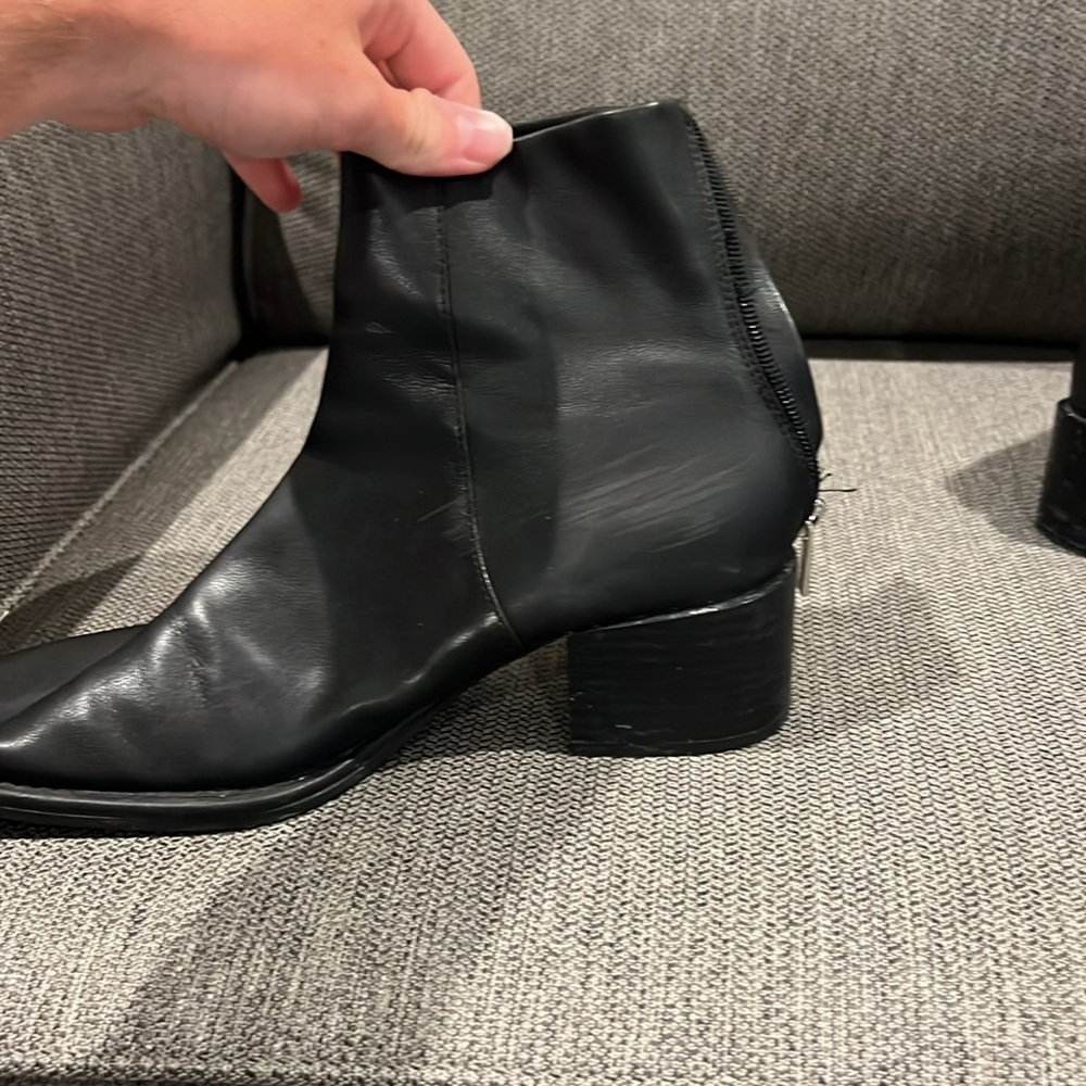 Sleek Black Ankle Booties - Picture 5 of 5